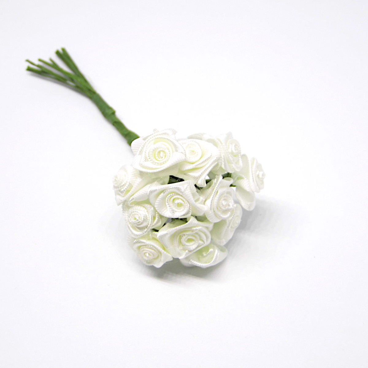 Satinrosen creme mini
